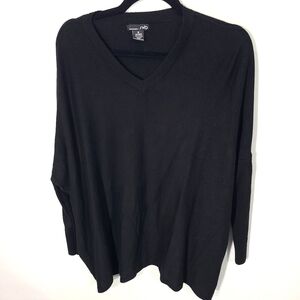 RBX Women's Size Small Sweater Black Gold Buttons Top Cardigan‎ Pullover